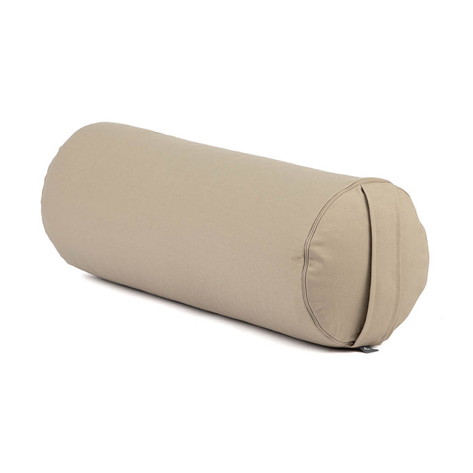 Yoga Bolster Bio Rund ECO mit Kapok - Bio Baumwolle