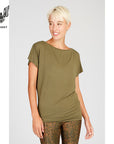 Kismet Cosy Tee - olive