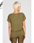 Kismet Cosy Tee - olive