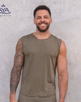 Jaya Herren Top Tommy Tencel - olive