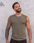 Jaya Herren Top Tommy Tencel - olive