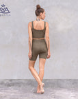 Jaya Bibi Yoga Shorts - olive