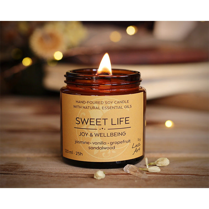 Kerze Sweet Life - Jasmin, Vanille, Grapefruit, Sandelholz