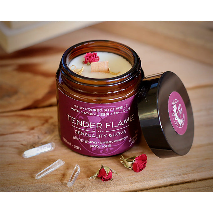 Kerze Tender Flame - Ylang-Ylang, Süßorange, Patchouli