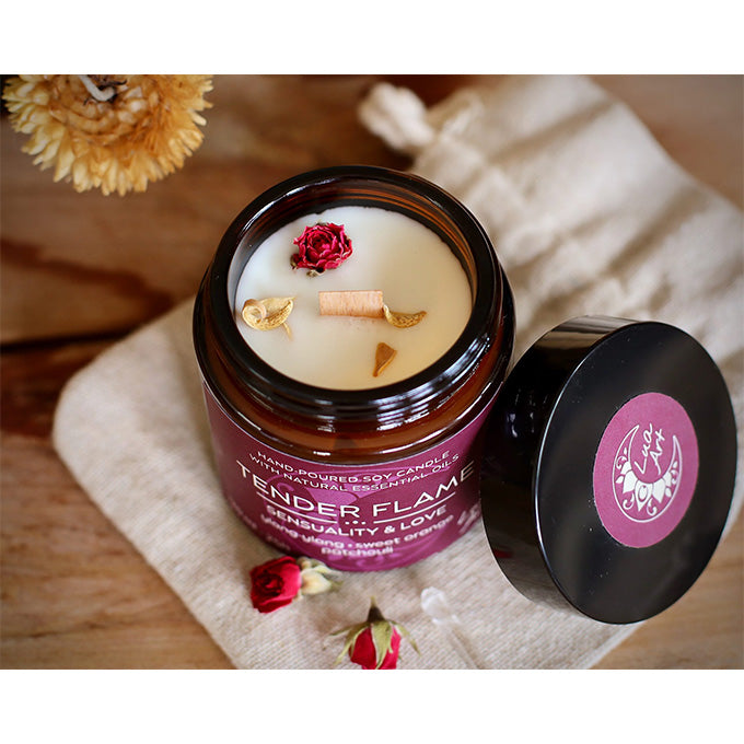 Kerze Tender Flame - Ylang-Ylang, Süßorange, Patchouli