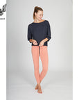 Kismet Cosy Twist Top Soma - anthrazit