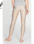 Kismet Lux Leggings - stone sand zebra