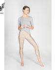 Kismet Lux Leggings - stone sand zebra