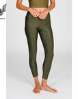Kismet Lux Leggings - olive snake