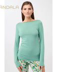 Mandala Basic Longsleeve - seafoam