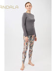 Mandala Basic Longsleeve - thunder