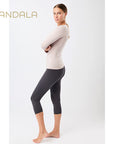 Mandala Best Cropped Legging - onyx