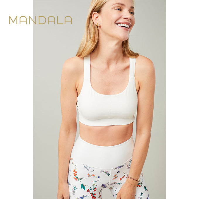Mandala Extra Support Bra - white