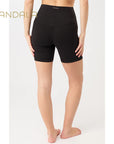Mandala Biker Shorts Baumwolle GOTS - black