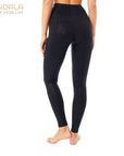 Mandala Sparkling Tights Legging - glitter black
