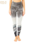 Mandala Tie Dye Legging - grey