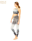 Mandala Tie Dye Legging - grey