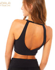 Mandala Halterneck Bra - black