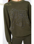 Mandala Peace Sweater Ganesha - jungle