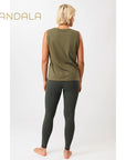 Mandala Limitless Legging - dark olive
