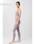 Mandala Monoprinted Tights - tender lilly