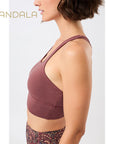 Mandala New Studio Bra - rosewood