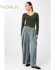Mandala Nomad Pants - retro green