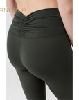 Mandala on point Legging - dark olive