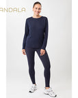 Mandala on point Legging - night sky