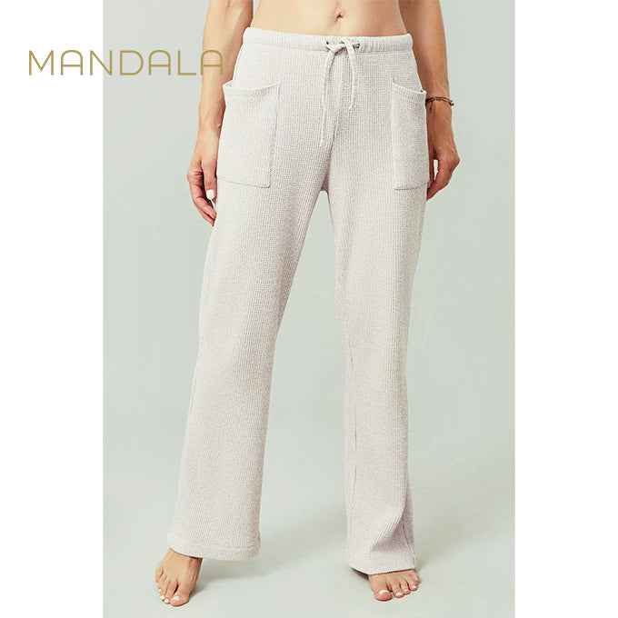 Mandala Retreat Pants - white