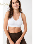 Mandala Rib Bra 2.0 - white