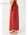 Mandala Roll over Tulip Pants - siena