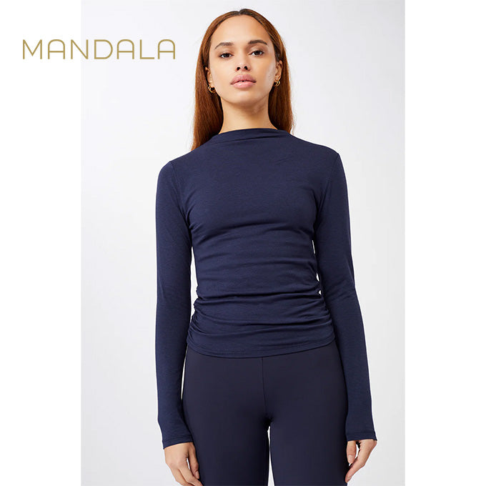 Mandala Turtle Longsleeve - night sky