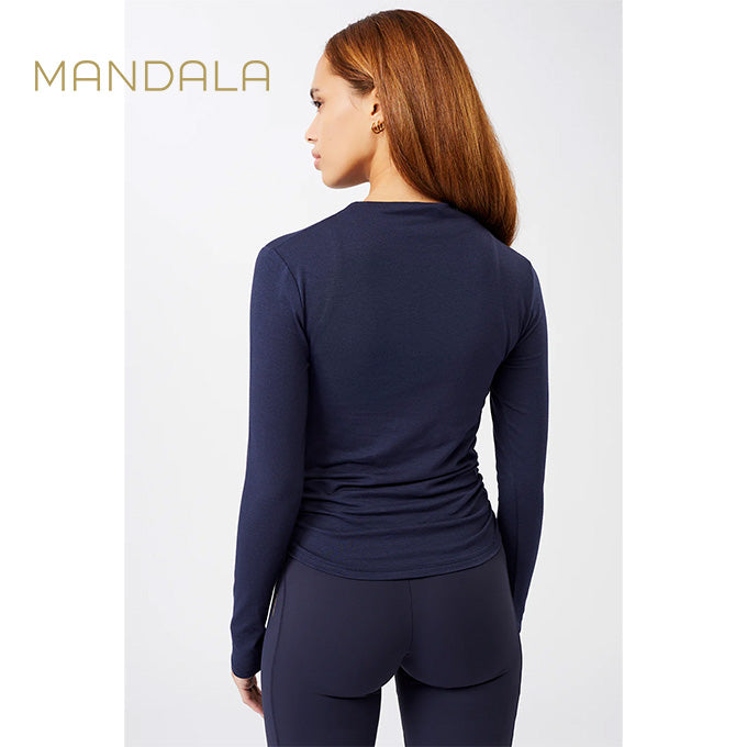 Mandala Turtle Longsleeve - night sky
