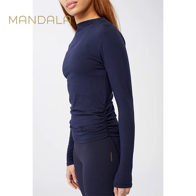 Mandala Turtle Longsleeve - night sky