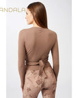 Mandala Wrap Clair - cappuccino