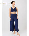 Mandala Tulip Pants - sepia ink