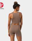 Manduka Dhara Shorts - Lions Mane Heather