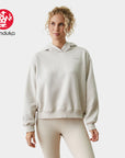 Manduka Half Moon Hoodie - Salt