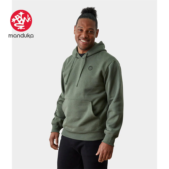 Manduka Men Half Moon Hoodie - earth