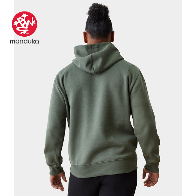 Manduka Men Half Moon Hoodie - earth