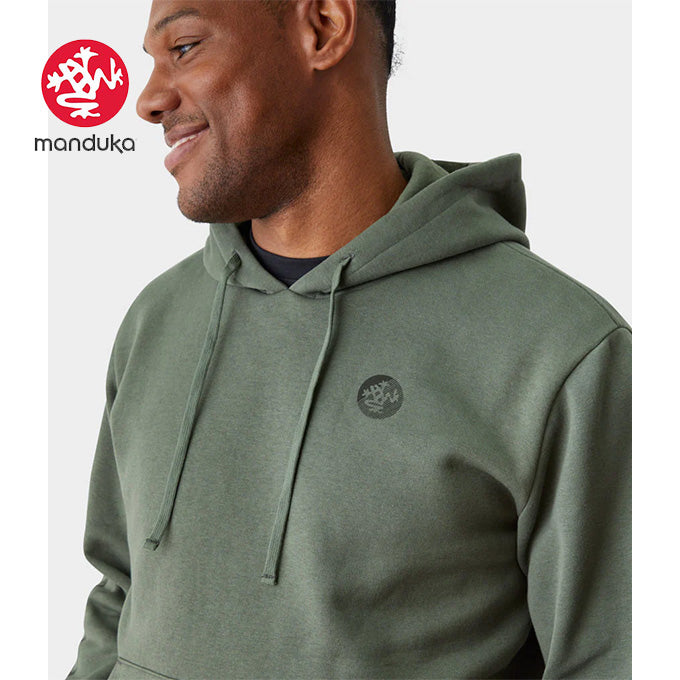 Manduka Men Half Moon Hoodie - earth
