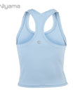 Niyama Cropped Tank Crop Top - frosted blue