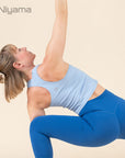 Niyama Cropped Tank Crop Top - frosted blue