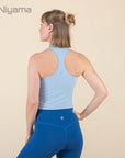 Niyama Cropped Tank Crop Top - frosted blue