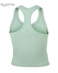 Niyama Cropped Tank Crop Top - iceberg green