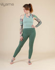Niyama Cropped Tank Crop Top - iceberg green