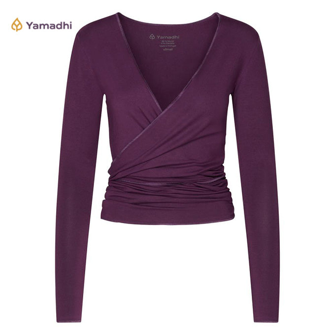 Yoga Yamadhi Wickeljacke Modal - deep purple
