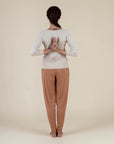 Yamadhi Casual ¾ Modal Yoga Longsleeve - caramel beige