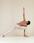 Yamadhi Roll Down Yoga Pants - caramel beige